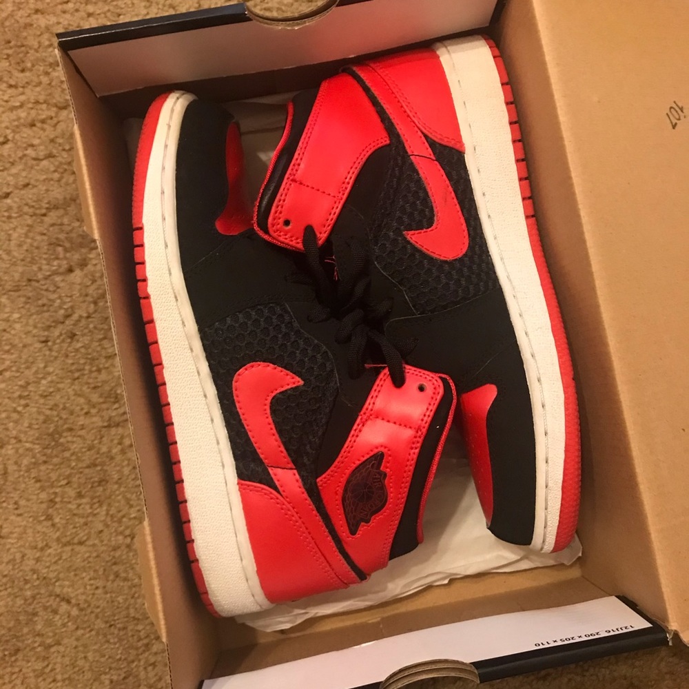 Black and Red Air Jordan